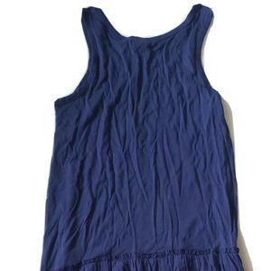 Peek Girls Size 12 Dress Navy Drop Ruffled Skirt